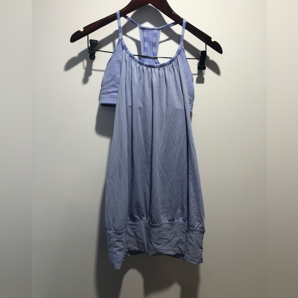 Light Blue Lululemon No Limits Tank